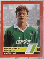 Figurina Calciatori d'Italia Vallardi 1989-90 Gianfranco Cinello Avellino 395