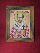 Icona ortodossa ricamata 5x7