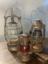 Lot de 3 Lampes Tempête