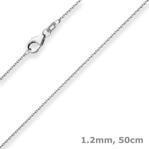 Collana oro bianco 585 con - oro,
