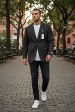 Pronto Uomo Brown Tweed Sport