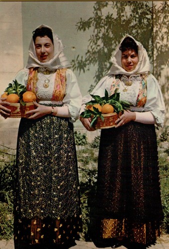 300648 cartolina costumi - cartolina,