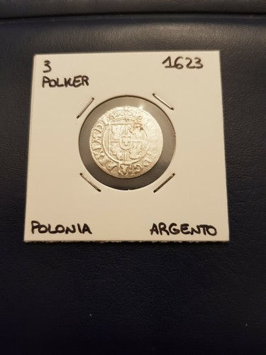 Moneta argento polker 1623 - moneta, 3