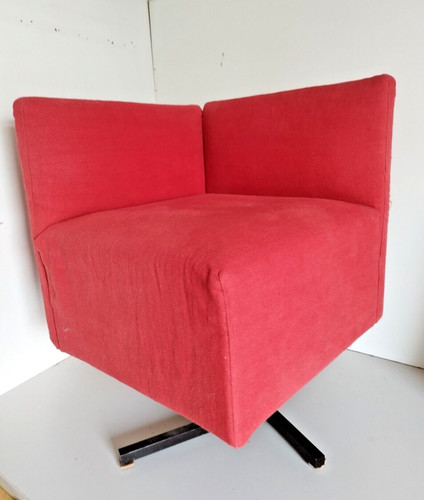 Poltrona vintage rossa - , da