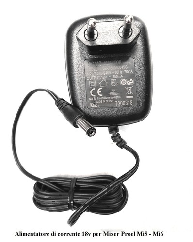 Alimentatore corrente 18v - alimentatore,