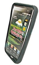 Custodia cellulare TPU silicone cover custodia protettiva nera per LG P920 Optimus 3D