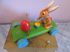 GIOCATTOLO D'EPOCA IN LEGNO -