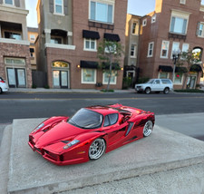 Vernice personalizzata 200 mm 1/10 FERRARI ENZO 4Tec-2 RDS DC10 YD2 MST FZ02 TT02 solo corpo