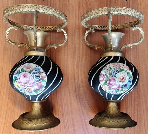 Coppia abatjour vintage - di,
