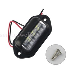 2x Lampade Luce Targa 6 LED