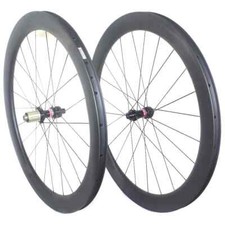Set ruote bici da strada ciclocross carbonio 700c blocco centrale freno a disco 6 bulloni mozzo