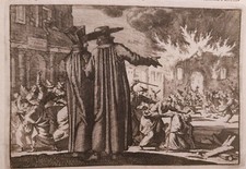 Stampa-persecuzione protestanti Polonia-Merian-1703-Storia universale Imhoff