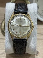 Orologio da polso uomo vintage Richard automatico placcato oro Swiss Made anni 60