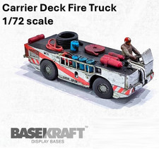 Basekraft 1/72 US Navy camion dei pompieri ponte di volo
