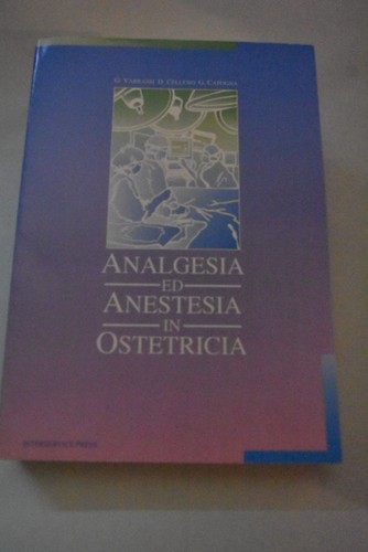 Analgesia anestesia in - ed,