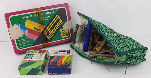 Lotto gessi policromi - lotto, colorati