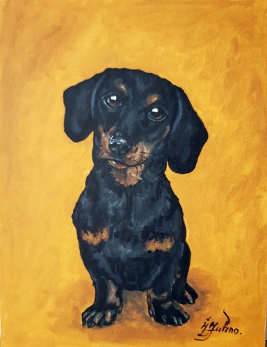 Quadro originale bassotto