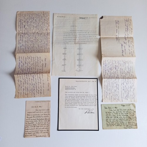 Lotto carteggio otto - carteggio, dr.