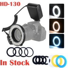 HD-130 Macro LED anello luce flash per fotocamere Canon Nikon Canon Pentax Olympus