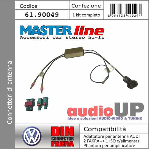 Adattatore antenna iso - iso, dual