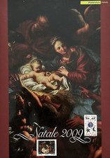 Italia 2009 Folder Natale Soggetto Laico e Religioso Lamina Argento