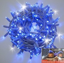 Serie LED uso esterno 10mt blu
