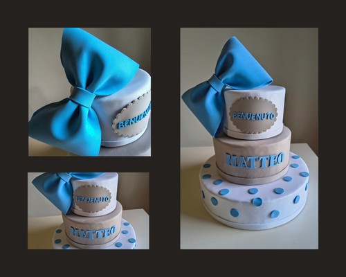 Torta scenografica battesimo - torta,