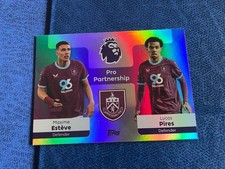 TOPPS PREMIER 2025/26 CARD BURNELY ESTEVE PIRES 379 NUOVA
