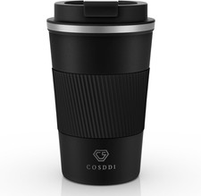 Tazza Termica,Tazza Da Viaggio per Caffe,Beuta Da Vuoto in Acciaio Inossidabile,