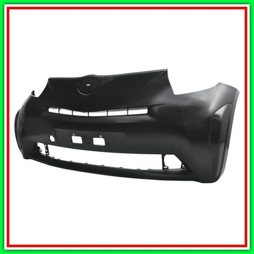 Paraurti anteriore nero liscio - paraurti, nero-liscio