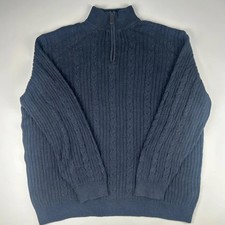 Maglione Navy Cable Knit