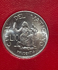 Moneta VATICANO 10 Lire 1962