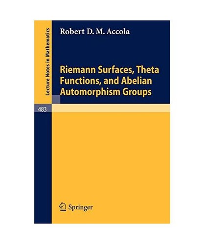 Riemann surfaces theta - riemann,