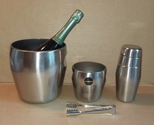 Alessi Rinfrescatore + Secchiello Portaghiaccio + Shaker + Molla in acciaio