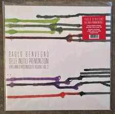PAOLO BENVEGNU' - DELLE INUTILI PREMONIZIONI .. - LP NUMERATO VINILE TRASPARENTE