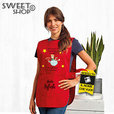 GREMBIULE MAESTRA PERSONALIZZATO SCUOLA MATERNA CAMICE IDEA REGALO MAESTRA NATAL