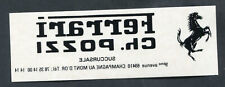 Rare épreuve sticker de