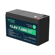 V-TAC Batteria al Litio 12.8V 7.2Ah per Allarmi, Videosorveglianza, UPS Terminal