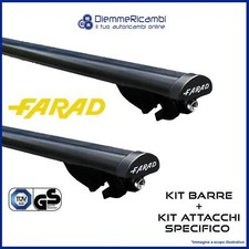 KIT PORTATUTTO + BARRE DA TETTO FARAD OPEL ASTRA H SW 2005->2007 CORRIMANO BASSO