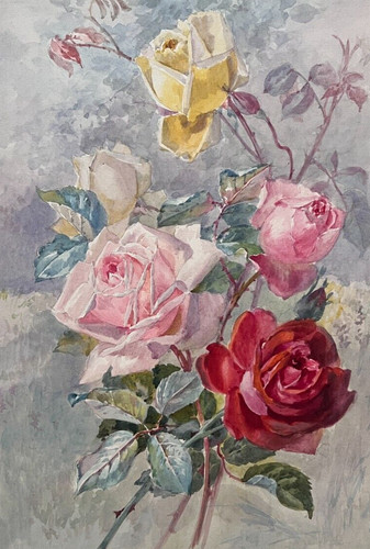 Bouquet floreale rose morte