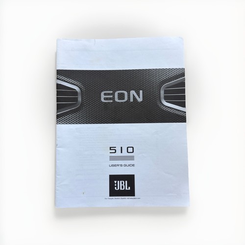 Jbl eon 510 manuale - eon,