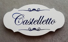 Targa in ceramica sagomata