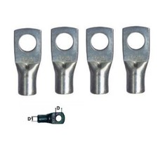 TERMINALE CAPICORDA SEZ 70 FORO Ø MM 13,2 CONFEZIONE 4 PEZZI ACCESSORI BARCA NAU