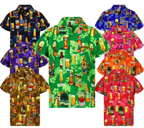 Funky camicia hawaiana beer - camicia,