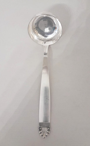 Mestolo stile impero argento - mestolo,