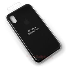 Custodia in silicone nera originale OEM Apple iPhone X NUOVA SIGILLATA