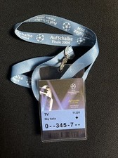 PASS+LANYARD MEDIA  PORTO-MONACO FINAL 2004 UEFA CHAMPIONS LEAGUE GELSENKIRCHEN