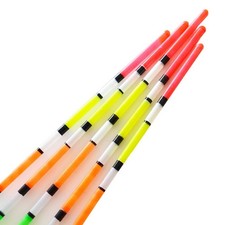 Galleggianti da Pesca in Legno di Balsa Confezione da 5 Alta Visibilità con Funzione Coda Ispessita