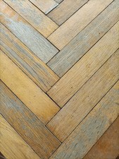 Oak Parquet Genovese Flooring - Reclaimed - 250mmx50mm. 50mq Rovere Vintage