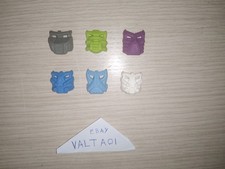 LEGO BIONICLE LOTTO VINTAGE 6 MASCHERE MINI GOMMA MASKS